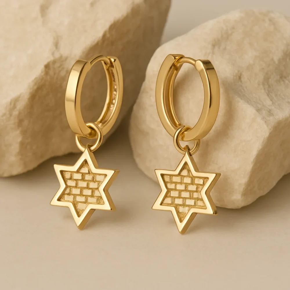 Star of David Earrings: Heritage with Elegance